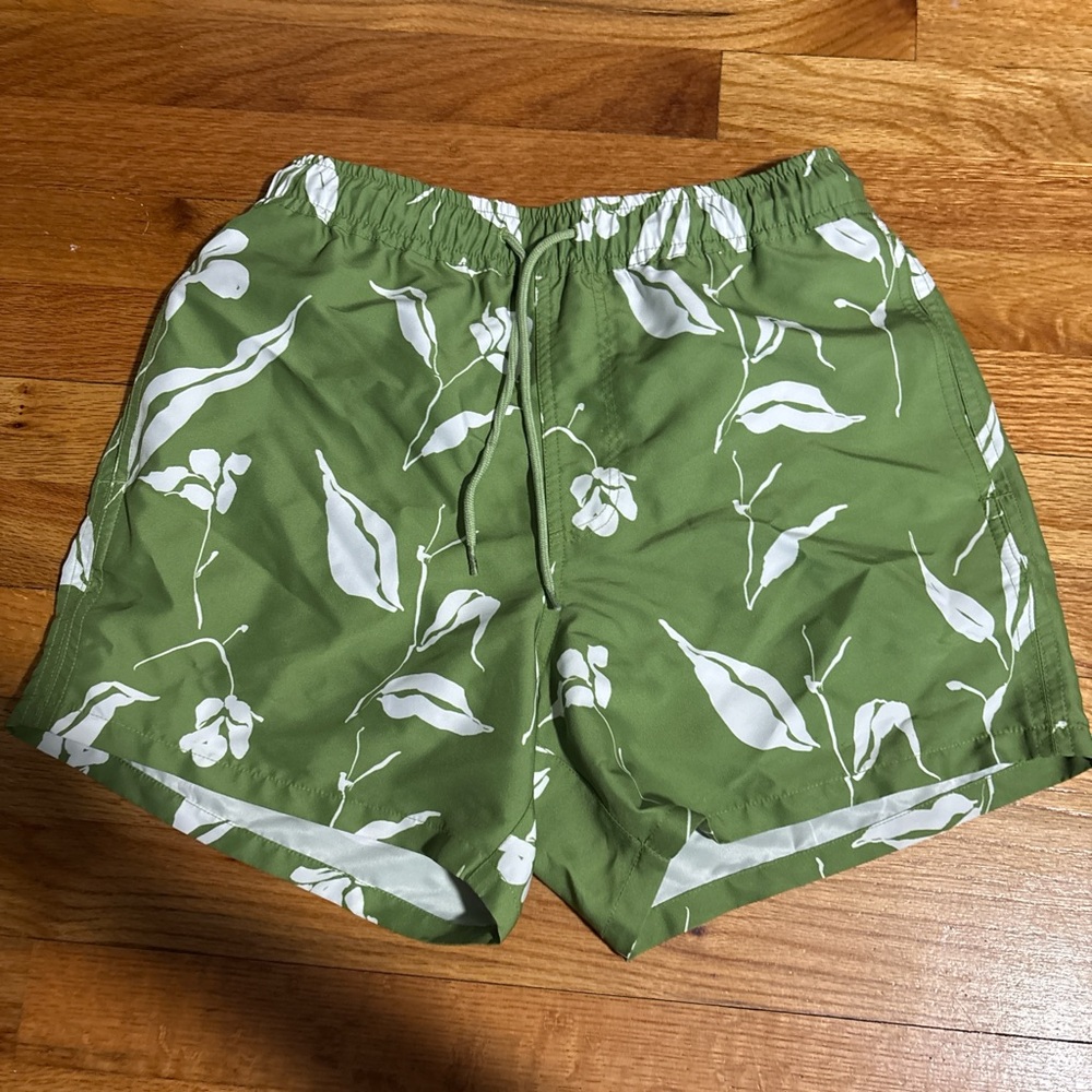 Green swim trunks